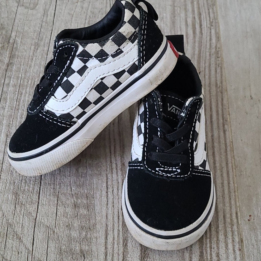Vans Checkered Suede Sneakers
